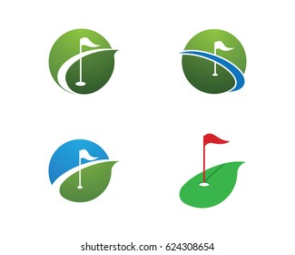 Golf logo template