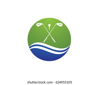 Golf logo template