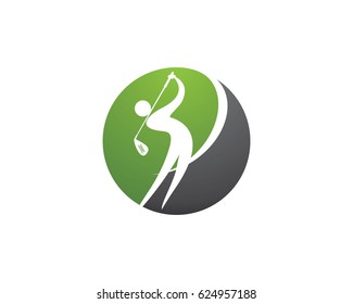Golf logo template