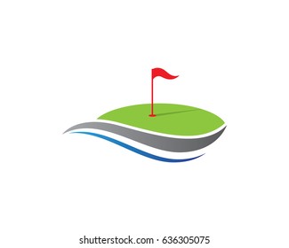 Golf logo template