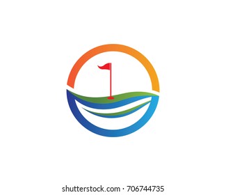 Golf logo template