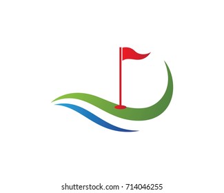 Golf logo template