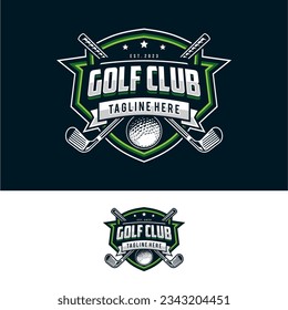 Golf logo template design for golf club