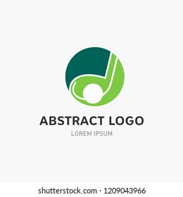 Golf logo template. Sport icon