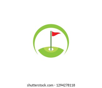 Set Golf Logos Golfers Templates Packages Stock Vector (Royalty Free ...