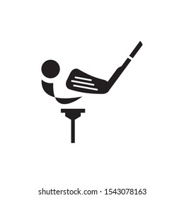 Golf logo template vector icon design