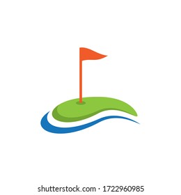 Golf  logo template vector icon design