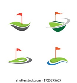 Golf  logo template vector icon design