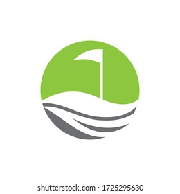 Golf  logo template vector icon design