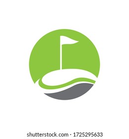 Golf  logo template vector icon design