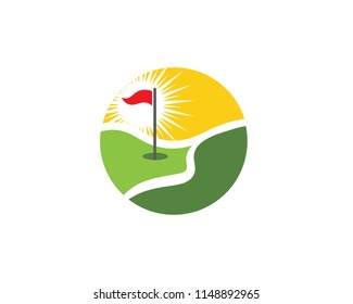 Golf Logo Template vector illustration icon design