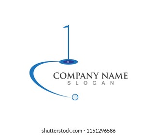 Golf Logo Template vector illustration icon design