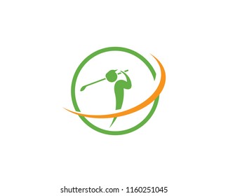 Golf Logo Template vector illustration icon design