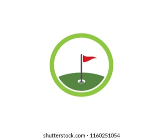 Golf Logo Template vector illustration icon design