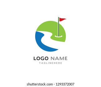 Golf Logo Template vector illustration design