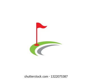 Golf Logo Template vector illustration icon design
