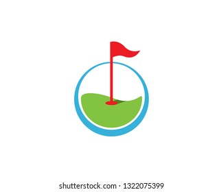 Golf Logo Template vector illustration icon design