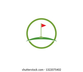 Golf Logo Template vector illustration icon design