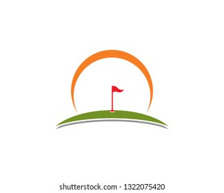 Golf Logo Template vector illustration icon design