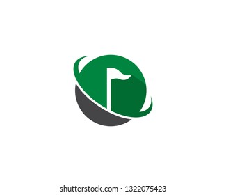 Golf Logo Template vector illustration icon design