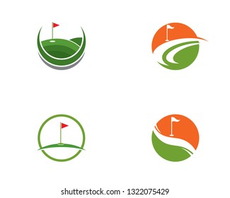 Golf Logo Template vector illustration icon design