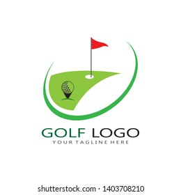 Golf Logo Template vector illustration icon design - Vector