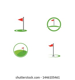 Golf Logo Template vector illustration icon design