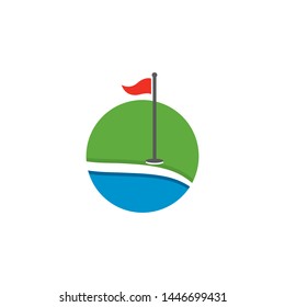 Golf Logo Template vector illustration icon design