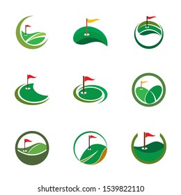 Golf Logo Template vector illustration design