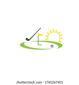 Golf Logo Template vector illustration icon design