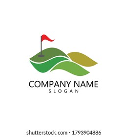 Golf Logo Template vector illustration design