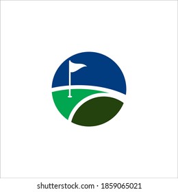 Golf Logo Template vector illustration icon design