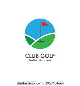 Golf Logo Template vector illustration design