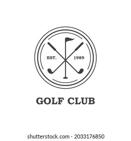 Golf Logo Template vector illustration design