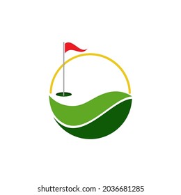 Golf Logo Template vector illustration icon design