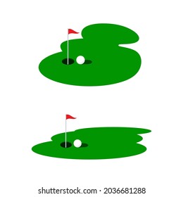 Golf Logo Template vector illustration icon design