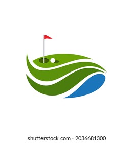 Golf Logo Template vector illustration icon design