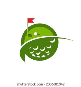 Golf Logo Template vector illustration icon design