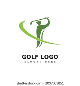 Golf Logo Template vector illustration icon design