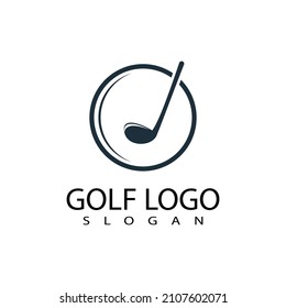 Golf Logo Template vector illustration icon design