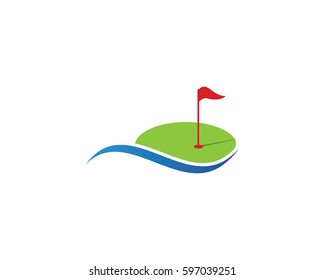 Golf Logo Template vector illustration icon design