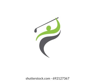 Golf Logo Template vector illustration icon design