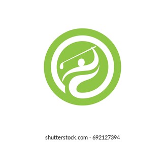 Golf Logo Template vector illustration icon design