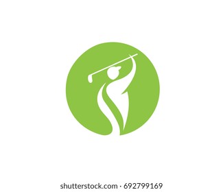 Golf Logo Template vector illustration icon design
