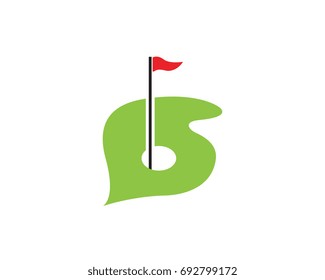 Golf Logo Template vector illustration icon design