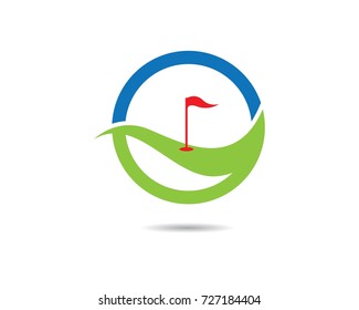 Golf Logo Template vector illustration icon design