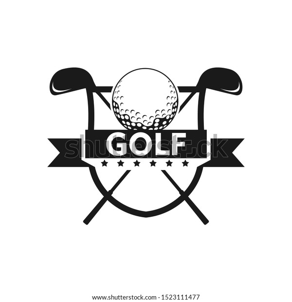 Golf Logo Template Vector Label Golf Stock Vector Royalty Free 1523111477