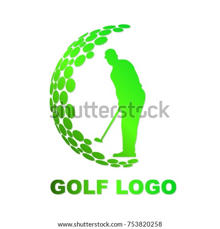 golf logo vector for golf club or golf tournament symbol
