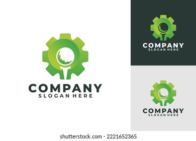 golf logo vector design template