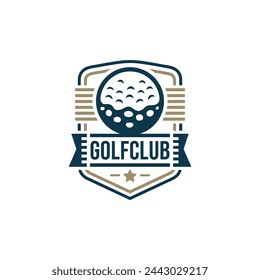 Golf logo vector. EPS 10 editable vector